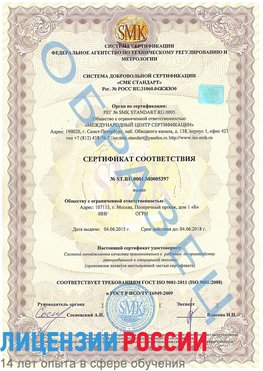 Образец сертификата соответствия Судак Сертификат ISO/TS 16949